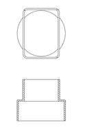 GPK Gasket SDR 35 PVC Sewer Adapter for C900 Pipe 