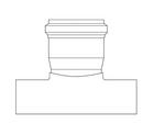 GPK IPS Gasket Reducing Schedule 40 PVC Saddle Tee 
