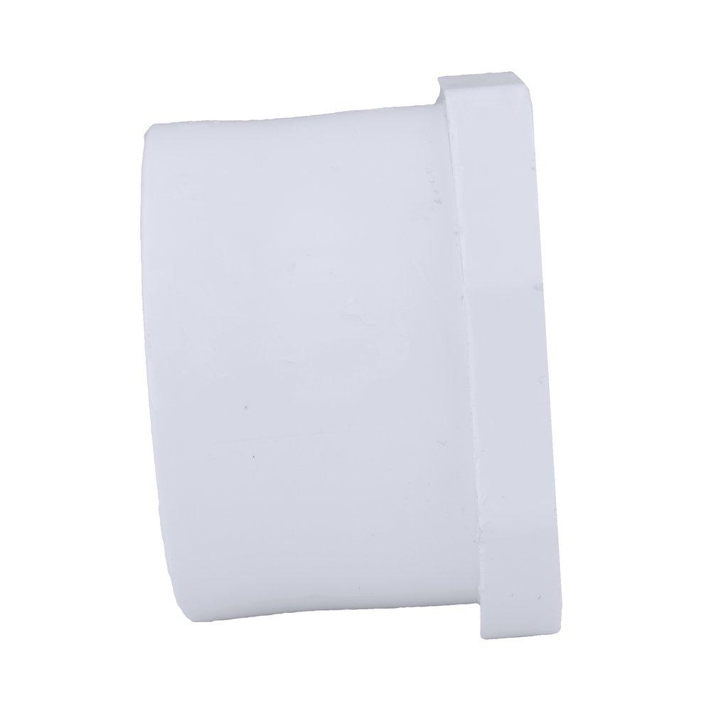 White PVC Schedule 40 Female Bushing 