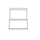 GPK 6 x 4 in. Hub x Spigot Solvent Weld Reducing SDR 35 PVC Sewer Riser Adapter 