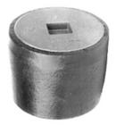 6 in. No Hub Cast Iron Cleanout Ferrule with Plug