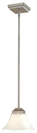 Minka Lavery Brushed Nickel 100 W 1-Light Mini Pendant 