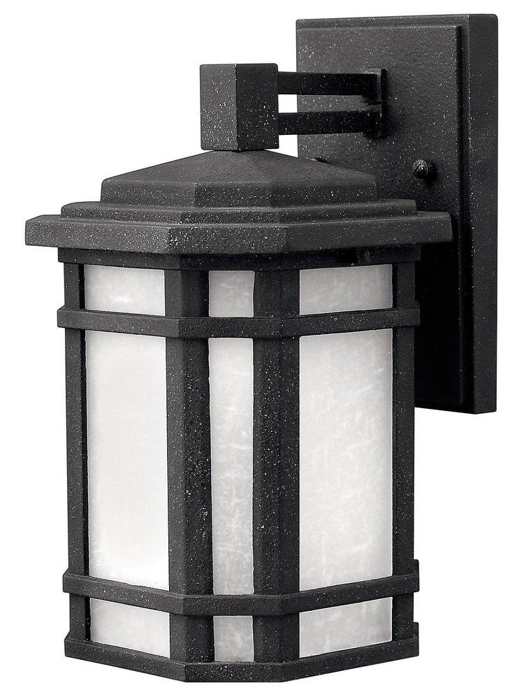 Hinkley Vintage Black 11 in. 60W 1-Light Outdoor Wall Lantern 