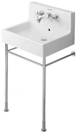 20-11/16 in. Metal Console Sink in Polished Chrome