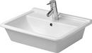 Duravit White 22X18 3H CRMC C/TOP LAV *STARCK 3 