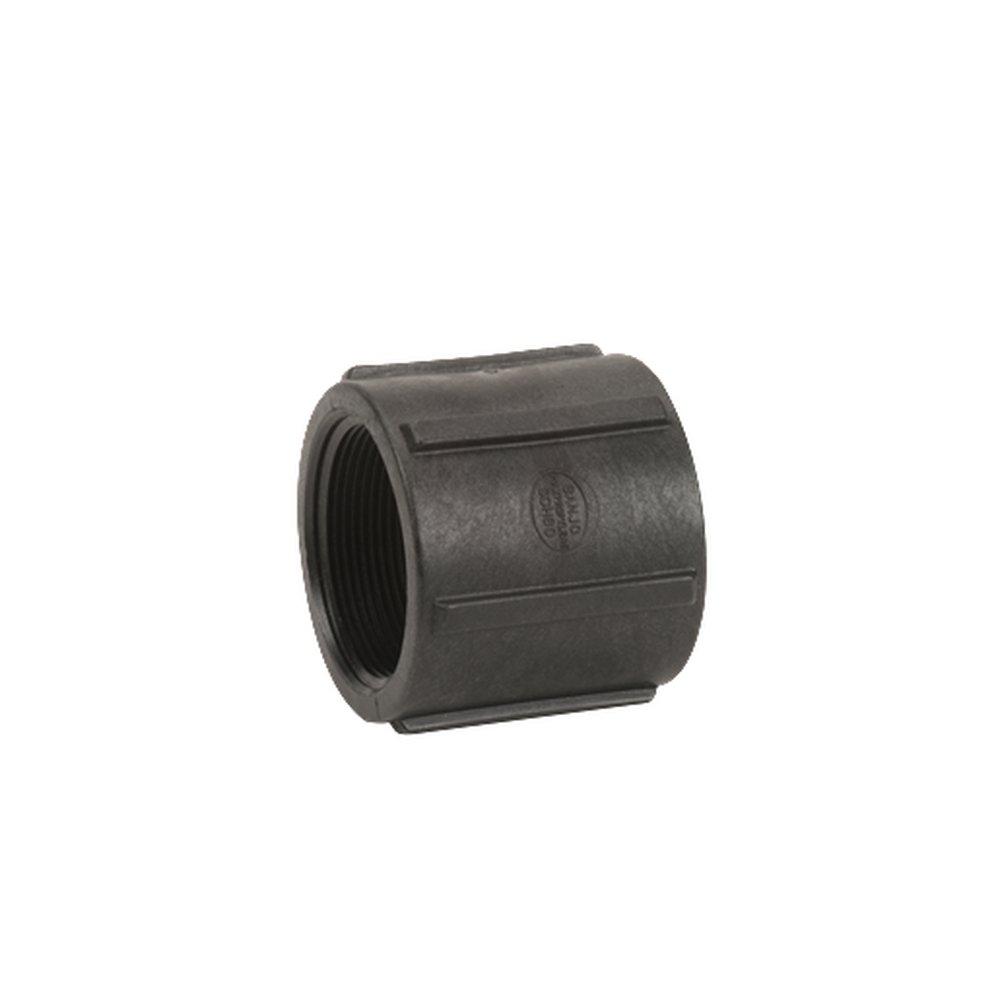 Banjo Black FPT Schedule 80 Polypropylene Coupling 