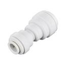 3/8 x 1/4 in. OD Tube Reducing Polypropylene Bulkhead Union Connector with EPDM O-Ring Seal
