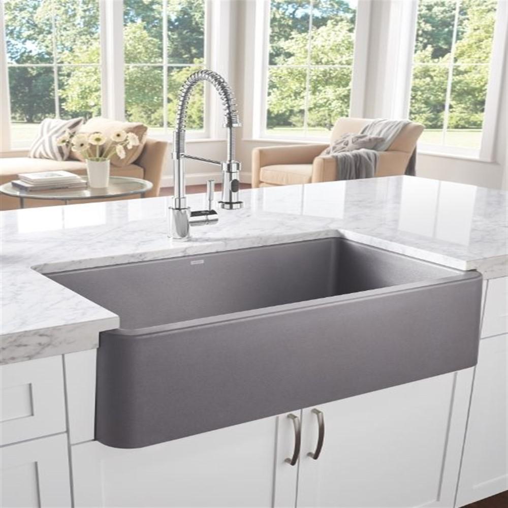 BLANCO Polished Chrome Single Handle Pull Down Kitchen Faucet 