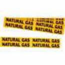 Brady Worldwide Black Natural Gas Pipe Marker 