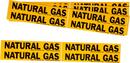 Brady Worldwide Black Natural Gas Pipe Marker 