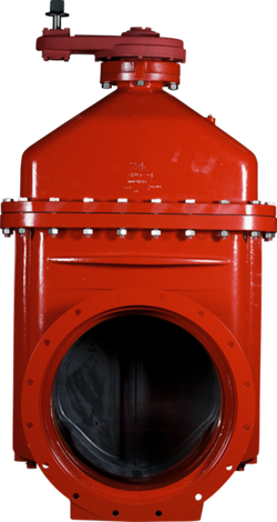 36 in. Flanged x Mechanical Joint Ductile Iron Open Left Resilient Wedge Gate Valve