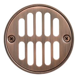 Round Tub and Shower Drain Cover in Oil Rubbed Bronze