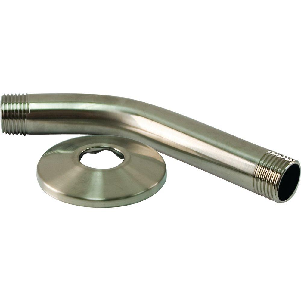 Monogram Brass&reg; PVD Brushed Nickel Shower Arm & Flange 