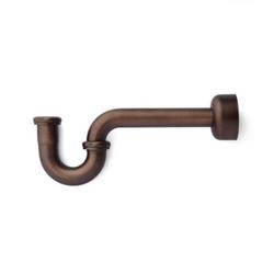 1-1/4 x 1-1/4 in. Brass P-Trap in Oil Rubbed Bronze