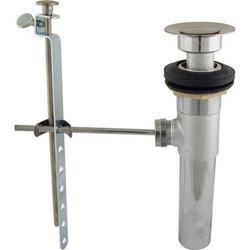 2-1/4 x 8 in. Pop-Up Style Bathroom Sink Drain in PVD Brushed Nickel