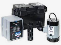 115V Thermoplastic Backup Submersible Sump Pump System