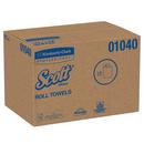 Scott&reg; White Hard Roll Towel in White (Case of 12) 