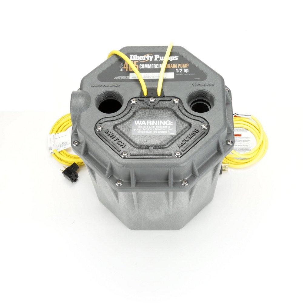 Liberty Pumps Grey 2 in. 115V 7.3A Plastic Sewage Pump 