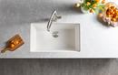 BLANCO White 32 x 19 in. No Hole Composite Single Bowl Undermount Kitchen Sink 