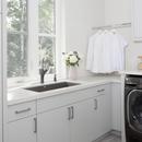 BLANCO Metallic Grey 32 x 19 in. No Hole Composite Single Bowl Undermount Kitchen Sink 