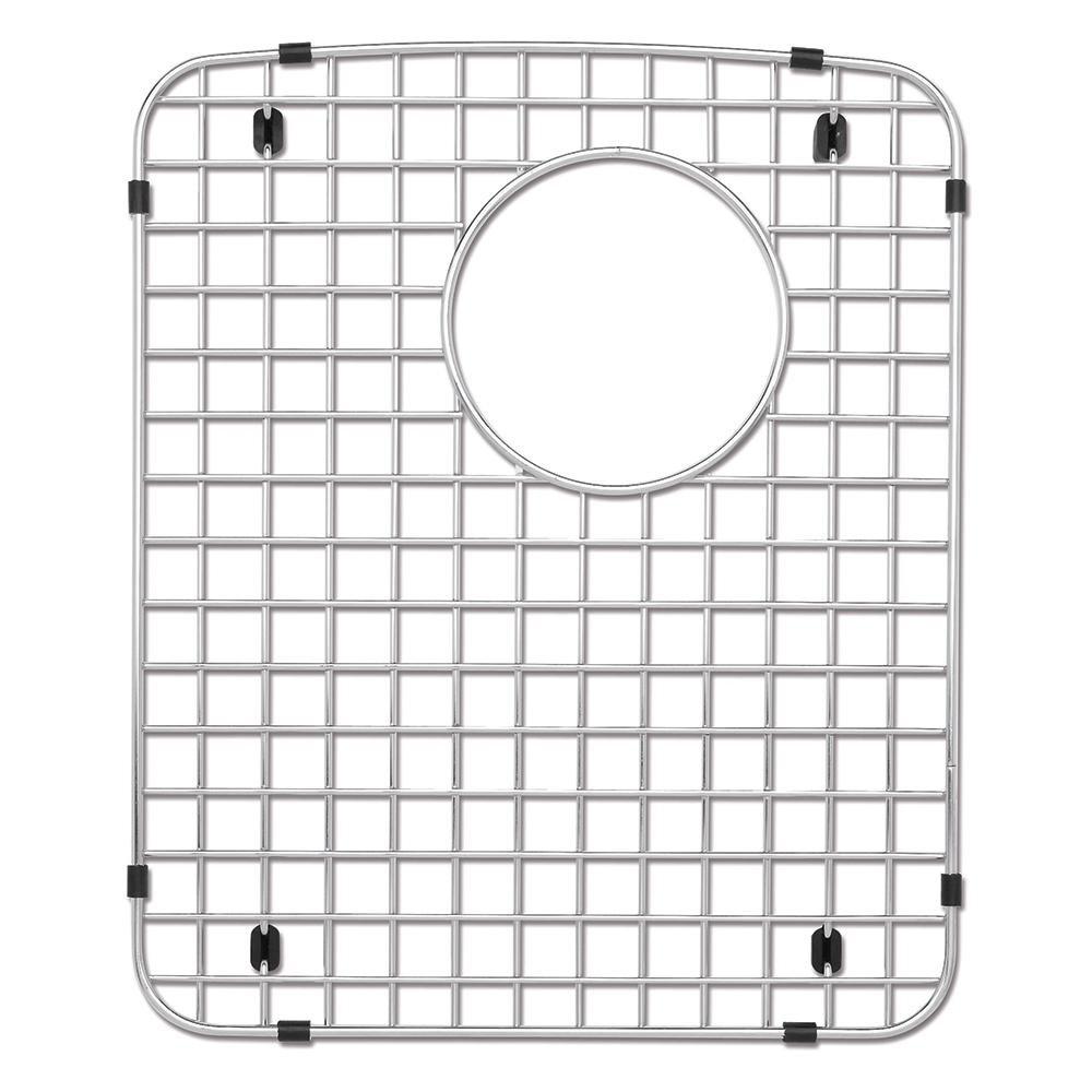 BLANCO Stainless Steel 15-1/4 x 12-3/4 in. Stainless Steel Sink Grid, Fits Diamond Double Left Bowl 