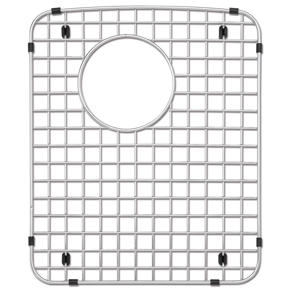 BLANCO Stainless Steel 15-1/4 x 12-3/4 in. Stainless Steel Sink Grid, Fits Diamond Double Left Bowl 