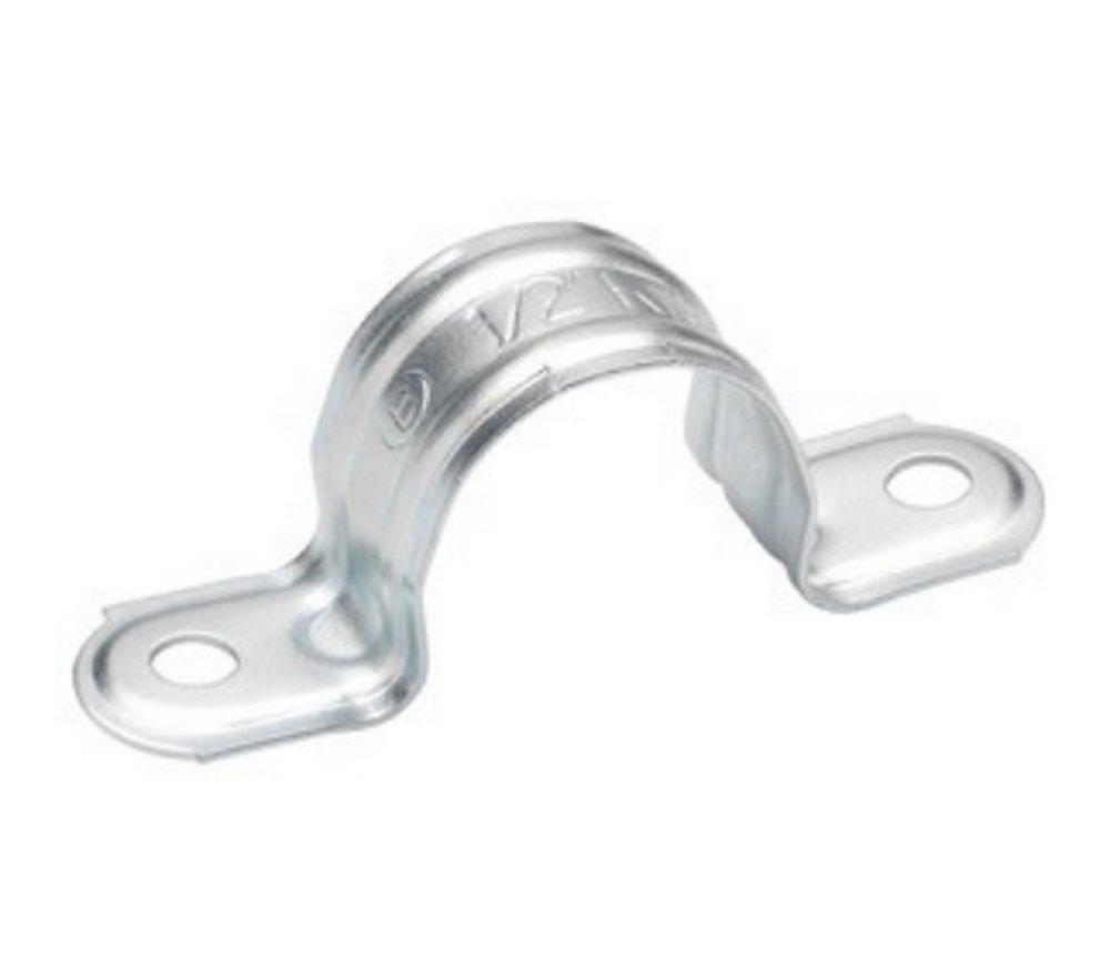 Bridgeport Fittings Steel Electro Plated Zinc Pipe Strap 