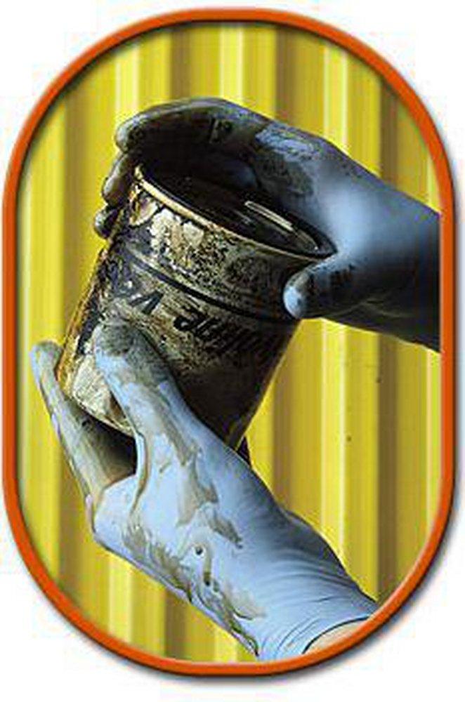 Best Manufacturing Blue Chemical Resistant and Disposable Nitrile Coated Gloves 