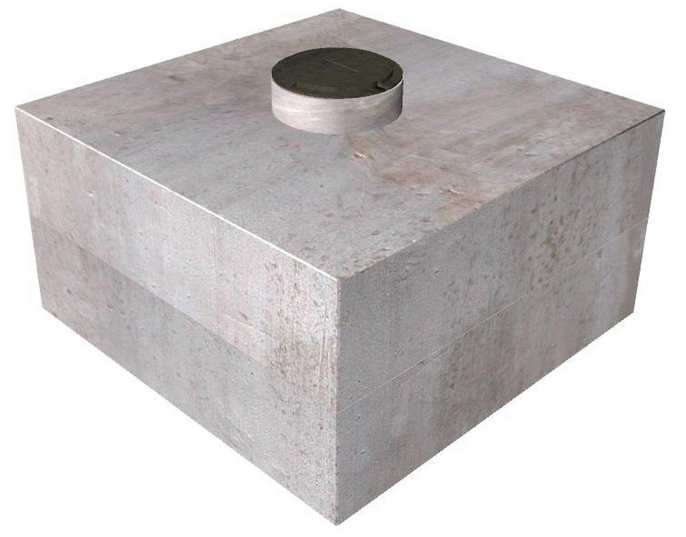 Boise Vault & Precast 12 x 3 in. Concrete Vault 