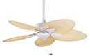 Fanimation Matte White 5-Blade Ceiling Fan with 52 in. Blade Span 
