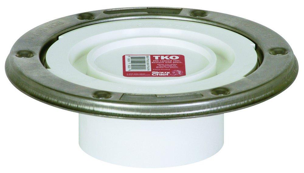 Sioux Chief Closet Flange with Stainless Steel Swivel 