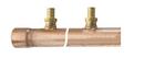 Copper Male Sweat x Female Sweat 1 in. 2 Outlet Valve Manifold