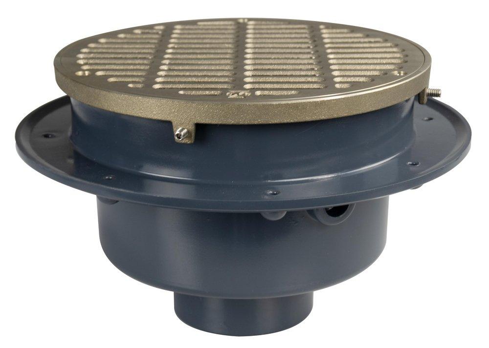 Sioux Chief Hub Plastic Nickel Bronze Floor Drain 