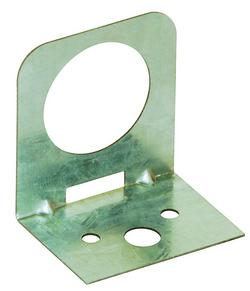 1-1/2 x 2-3/25 in. 21 ga Galvanized Steel Pipe Support Bracket