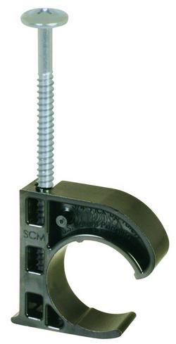 3/4 in. Black Copper Nail Barb Clamp