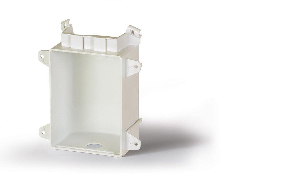 Sioux Chief White Single Frame Outlet Box 