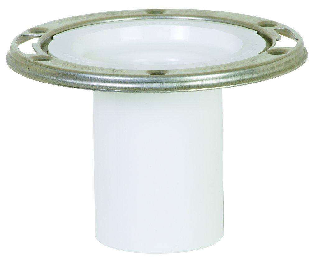 Sioux Chief White 3 in. PVC Closet Flange with Test Cap 