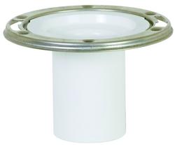 3 in. Plastic PVC Closet Flange with Test Cap