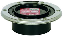 4 x 4 in. Stainless Steel Swivel Ring with Closet Flange