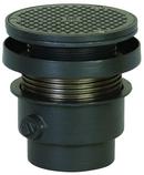 3 in. No Hub Ductile Iron Cleanout Assembly with 6-1/2 in. Round Ring and Cover