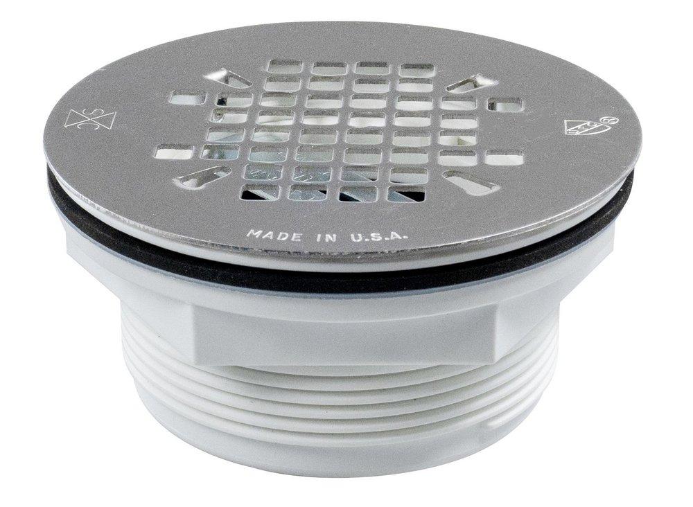 Sioux Chief 2 in. Threaded Plastic Shower Drain 