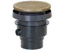 3 x 4 in. Hub ABS Cleanout Assembly with Round Tenzalloy Ring and Strainer