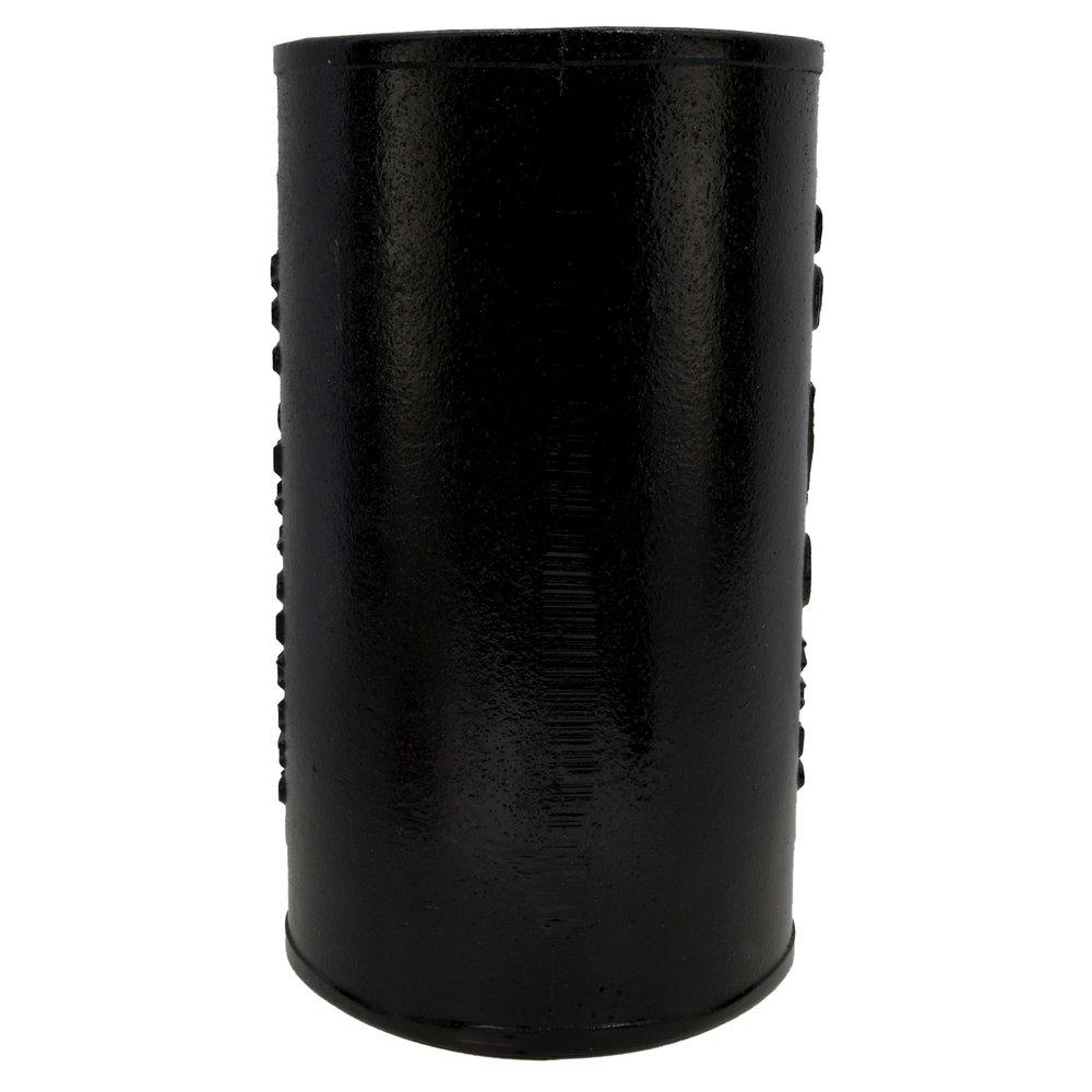 Black No Hub Cast Iron Reducing Wye 