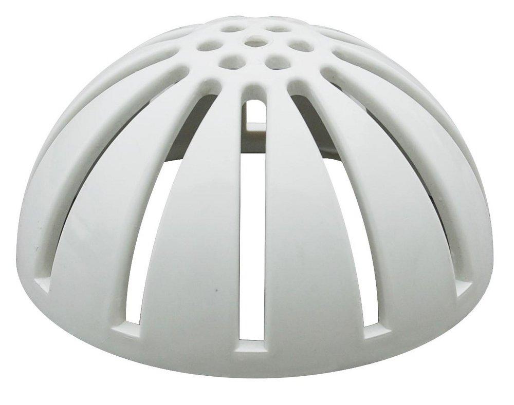 Sioux Chief White 5-1/16 in. Plastic Dome Strainer 