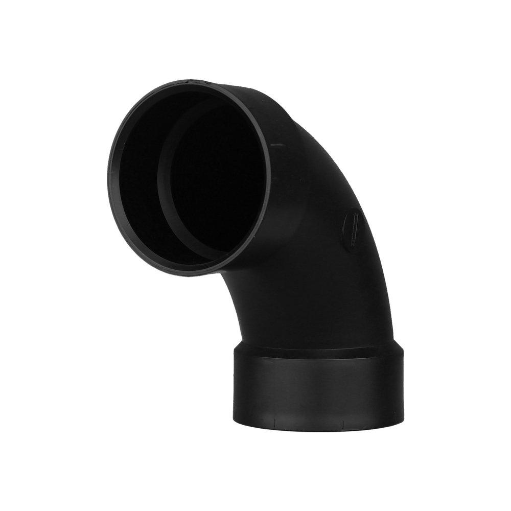 Black ABS DWV Long Turn 90° Elbow 