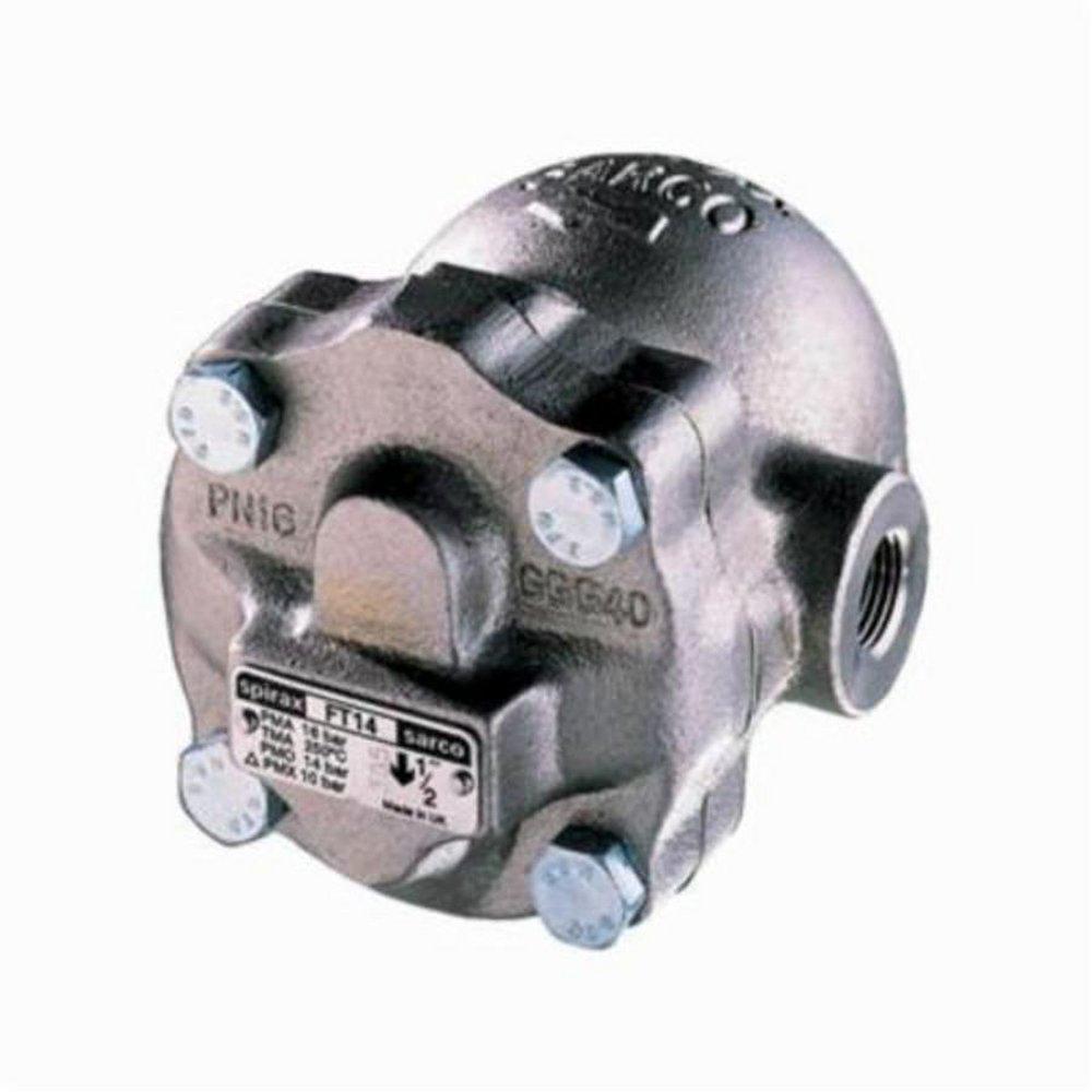 1-1/2" NPT FT14-4.5C Float & Thermostatic Steam Trap, Cast Iron, Air Vent & Steam Lock Release, PMO 65 PSIG 