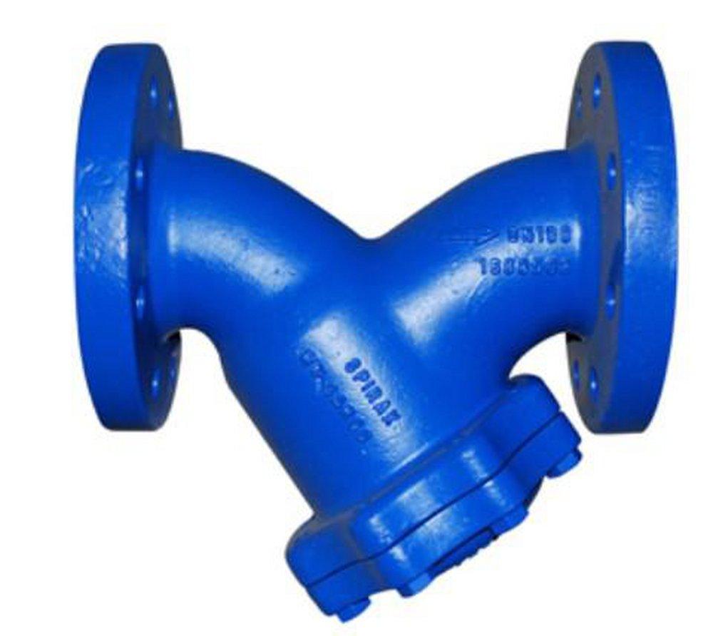 3/4" ANSI 300 FIG34 Y-Strainer, Carbon Steel, with 1/32 Perforated Screen, 1/2" NPT Blowdown Valve Connection 