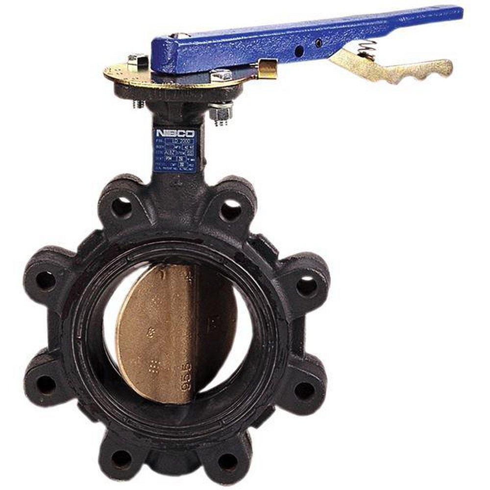 NIBCO Cast Iron EPDM Locking Lever Handle Butterfly Valve 