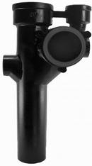 Black Spigot x Hub x Threaded Cast Iron Double Starter Fitting 