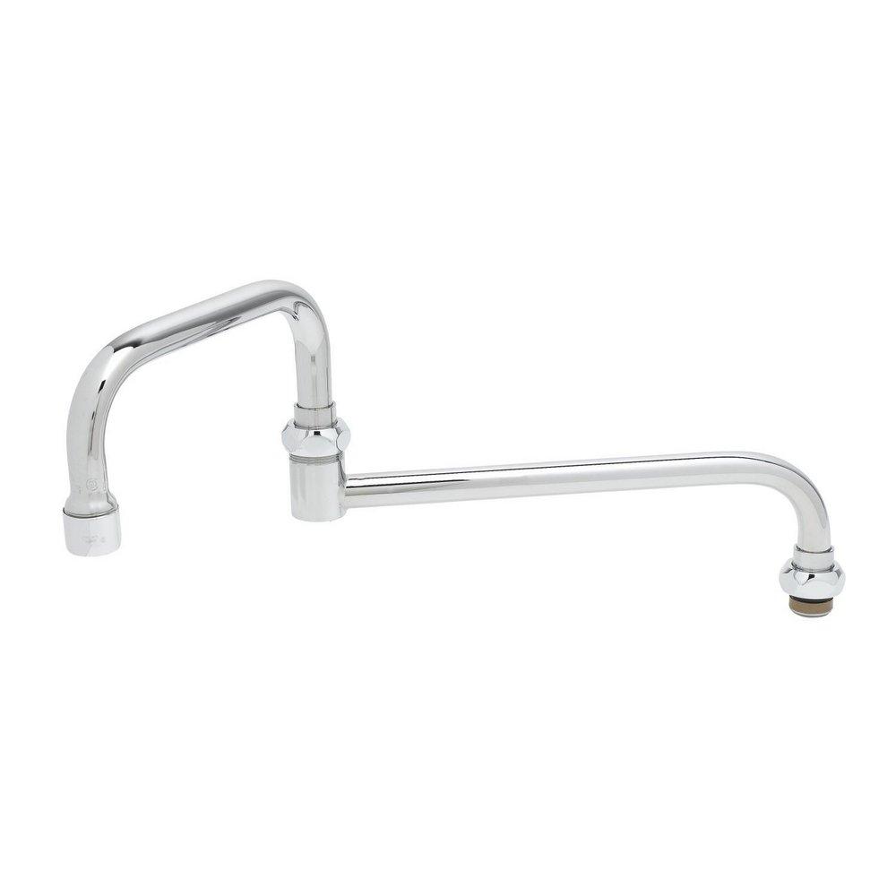T&S Brass Silver Swing Spout 